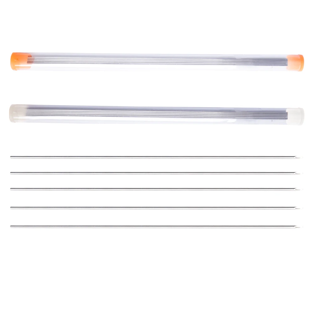 FTK Earthworm Hooking Needle Stainless Steel Earthworm Gas Needle Portable Hollow Fishing Worm Penetrating Driller Fish Tool