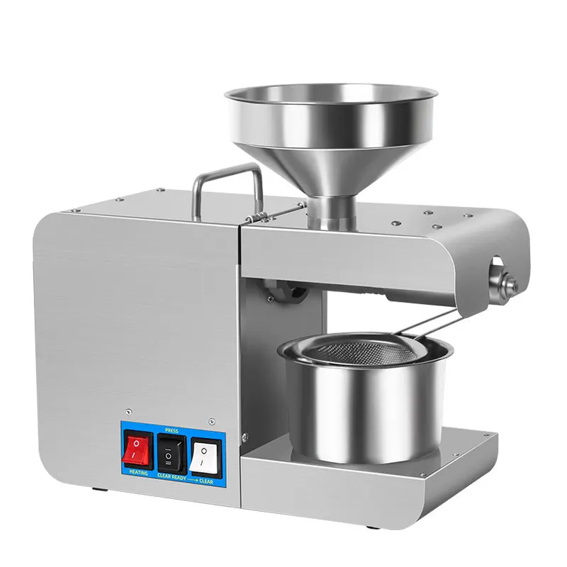 X-SS-08  hot-selling coconut soybean sesame oil making machine Automatic peanut rapeseed oil extrusion machine 2