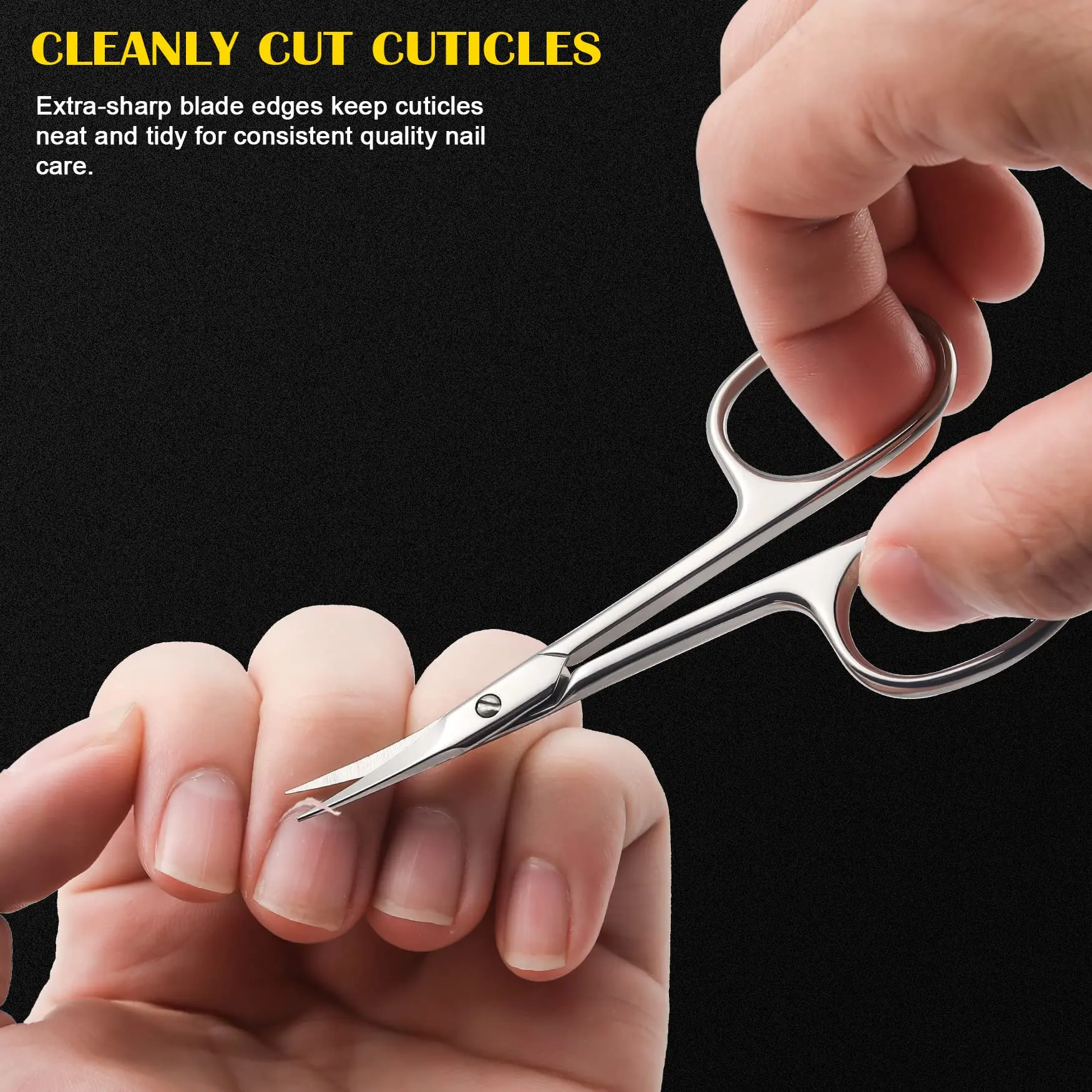 Stainless Steel Cuticle Scissors Manicure Scissors - China Makeup and Woman  price