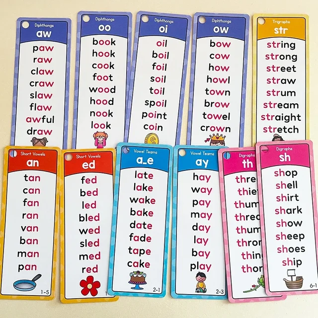 Montessori Phonics Flashcards 5