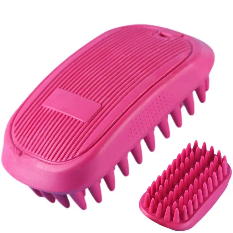 

Pet Bath Brush Soothing Massage Comb For Pets Dogs Bathing Shower Supplies For Removing Fluffy Hairs For Pet Hospital Home Pet