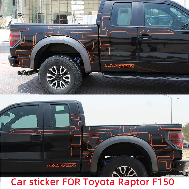 

Car sticker FOR Ford Raptor F150 first generation F-150 6.2 body exterior modification customized decal accessories