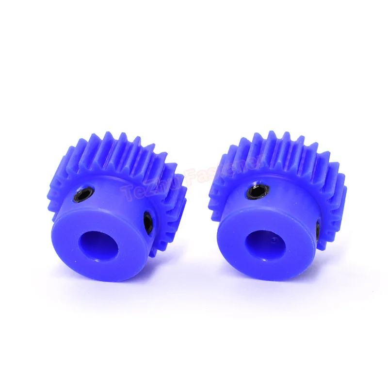 Motor Gear Transmission Gear 1pc 42-150T 1M Blue Nylon Spur Gear