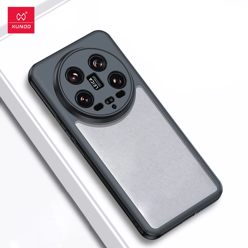 Xundd For Xiaomi 14 Ultra Case,Airbags Shockproof Shell Soft PC&TPU Camera Protection Back Transparent Cover For Mi 14 Ultra