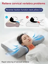 Neck Pillow Sleeping  Reverse Ttraction Soybean   Ergonomics  Pain  Relieve Cervical  Home Textile