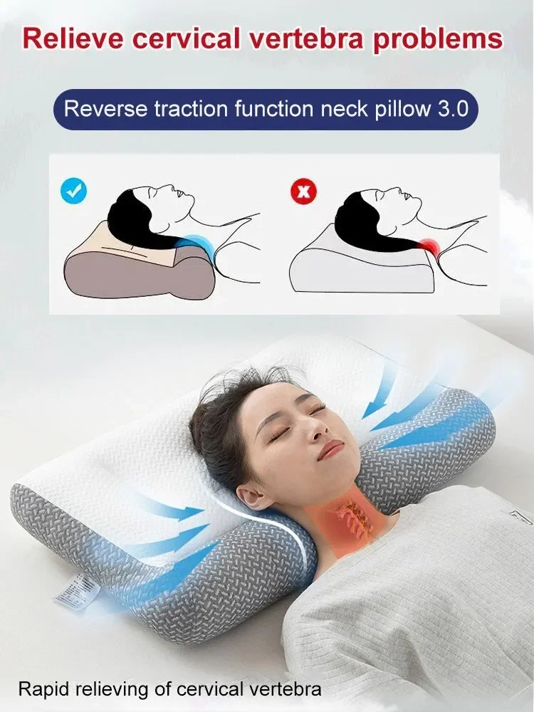 Neck Pillow Sleeping Pillow Reverse Ttraction Soybean Neck Pillow