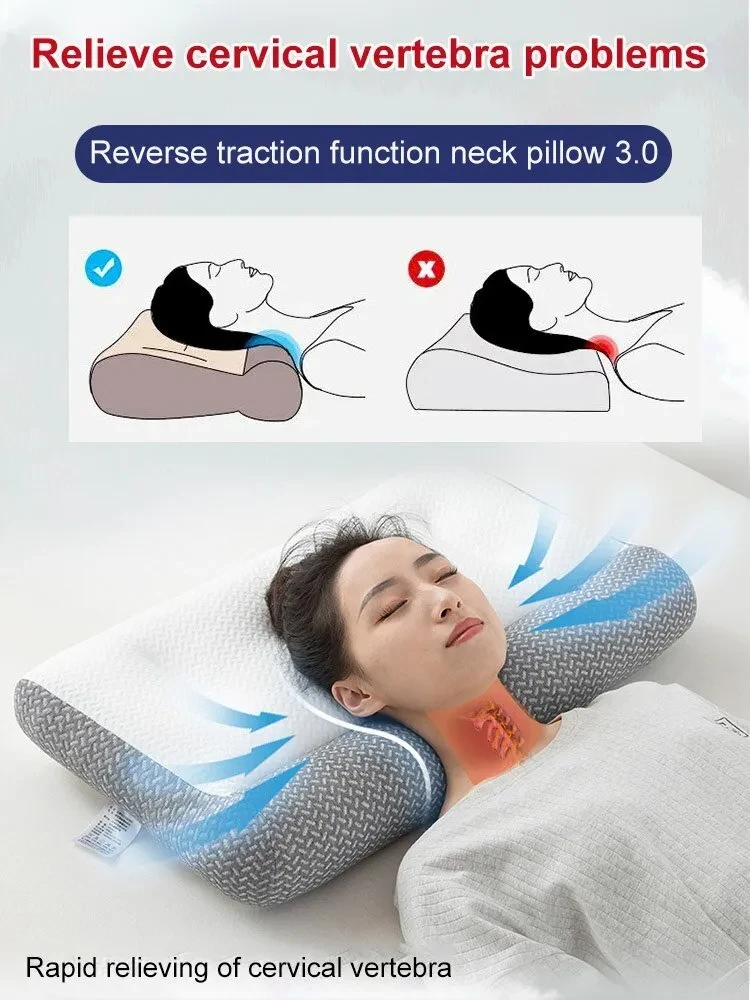 Neck Pillow Sleeping Pillow Reverse Ttraction Soybean Neck Pillow