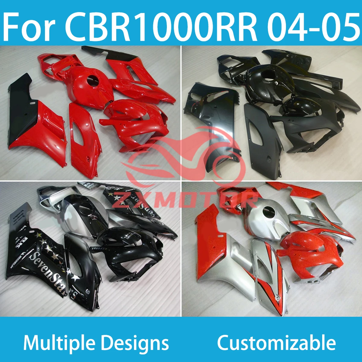 

CBR1000RR 2004 2005 Rebuild Motorcycle Fairings for HONDA CBR 1000RR 04 05 ABS Injection Molded 100% Fit Fairing Kit