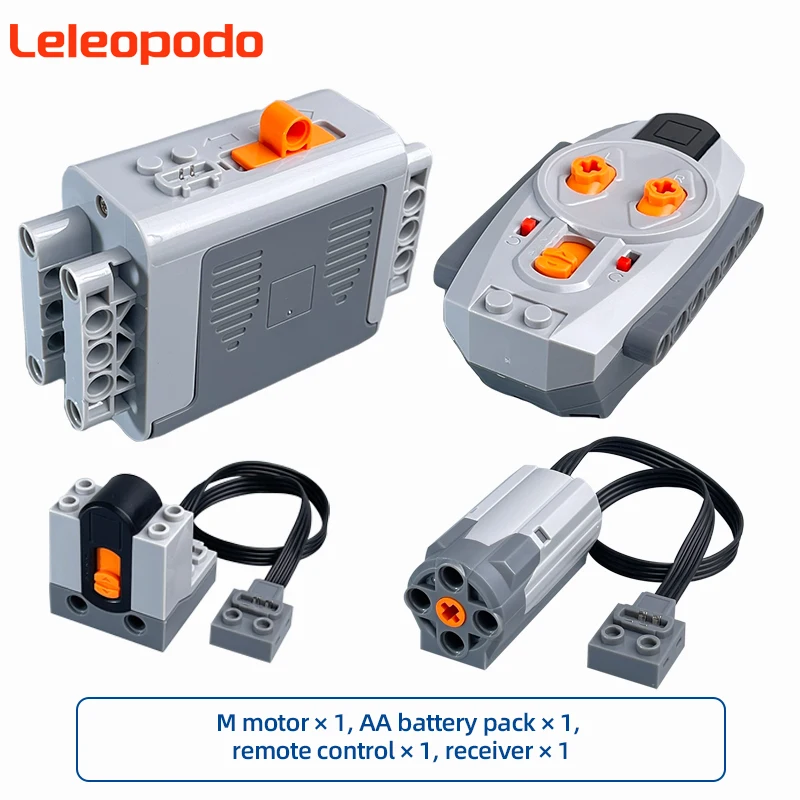 Enhanced Power Functions Servo Red Motor Building Block Toy Accessories