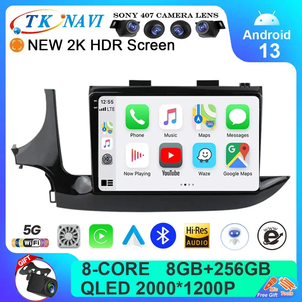 

Android 13 Car Radio For Buick Encore Opel Mokka X Vauxhall 2016 - 2018 Head Unit Carplay Multimedia Player Navigation GPS Video