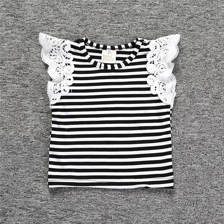 Newborn Girls Summer Cotton Kids Short Sleeve T-Shirts 7 Colors Tops Clothes