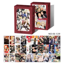 

Japanese anime bookmark LOMO card Genshin Impact Demon Slayer Attack on Giant book marks paper card book accesories