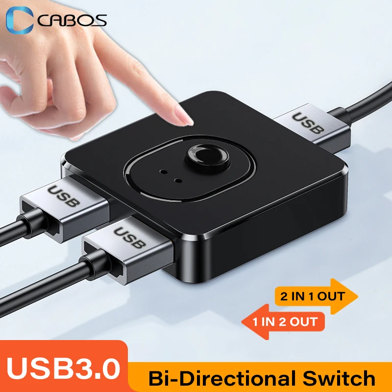 Kvm Usb 3.0 Hub Switch Divisor Usb Usb 2.0 Controlador Compartilhado para Laptop Computador Impressora Teclado Mouse 1x 2×2