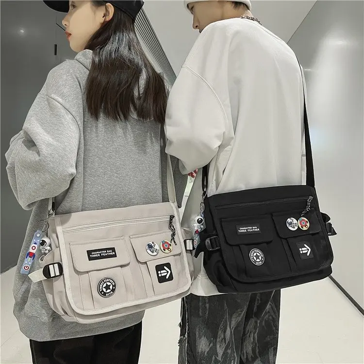 

Multi Functional Men's Shoulder Bag Large Capacity Women's Crossbody Bag Spring New Minimalist Briefcase Trendy Bag