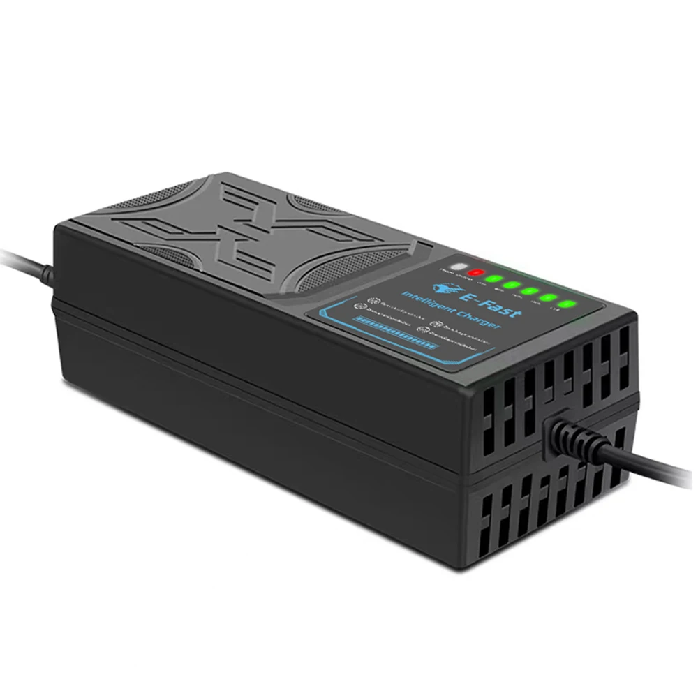 バッテリー充電器72V 20Ah,6つのLEDディスプレイ,鉛蓄電池,電動
