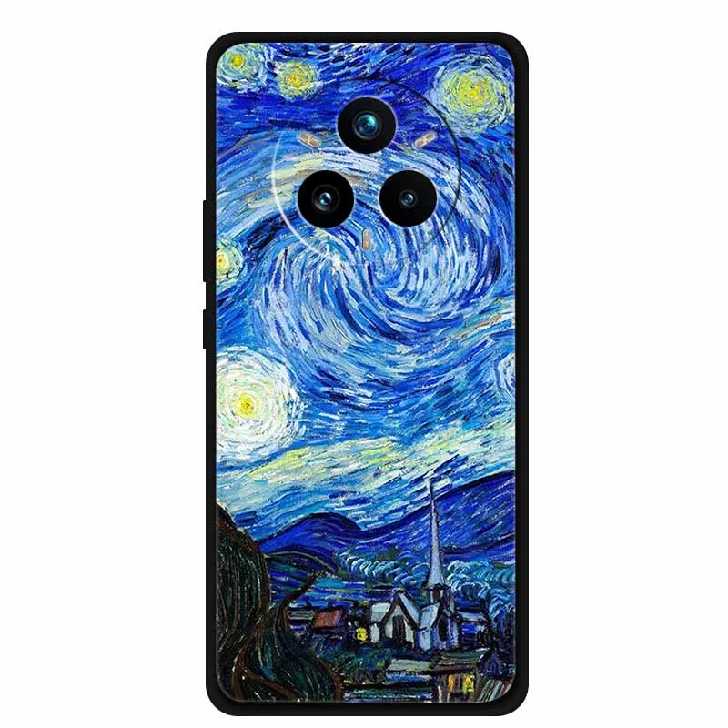 Sleek Black Silicone 3D Relief Phone Case - Cute and Soft Cover