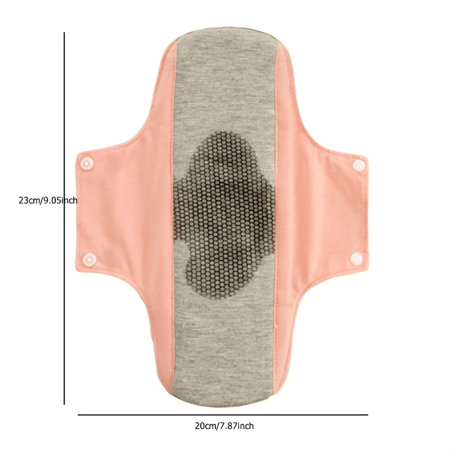 2-piece sanitary mat set contains 1 piece of each M size L size all-cotton graphene sanitary mat leak proof washable reusable
