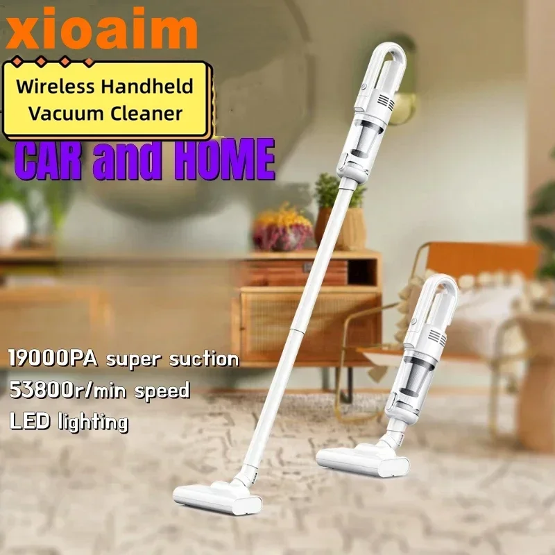 For xiaomi Multifunction Home 19000Pa Cleaning Machine Powerful Wireless Car Vacuum Cleaner Metal Strainer Portable Handheld