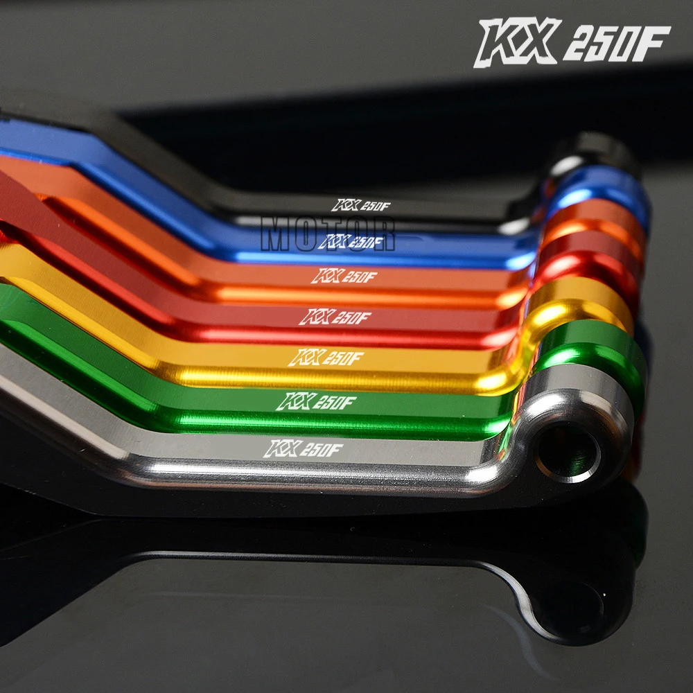 For Kawasaki KX250F 2004-KX250 KX 250 F 250F CNC Motorcycle Motor Dirt Bike DirtBike Motocross Pivot Brake Clutch Levers