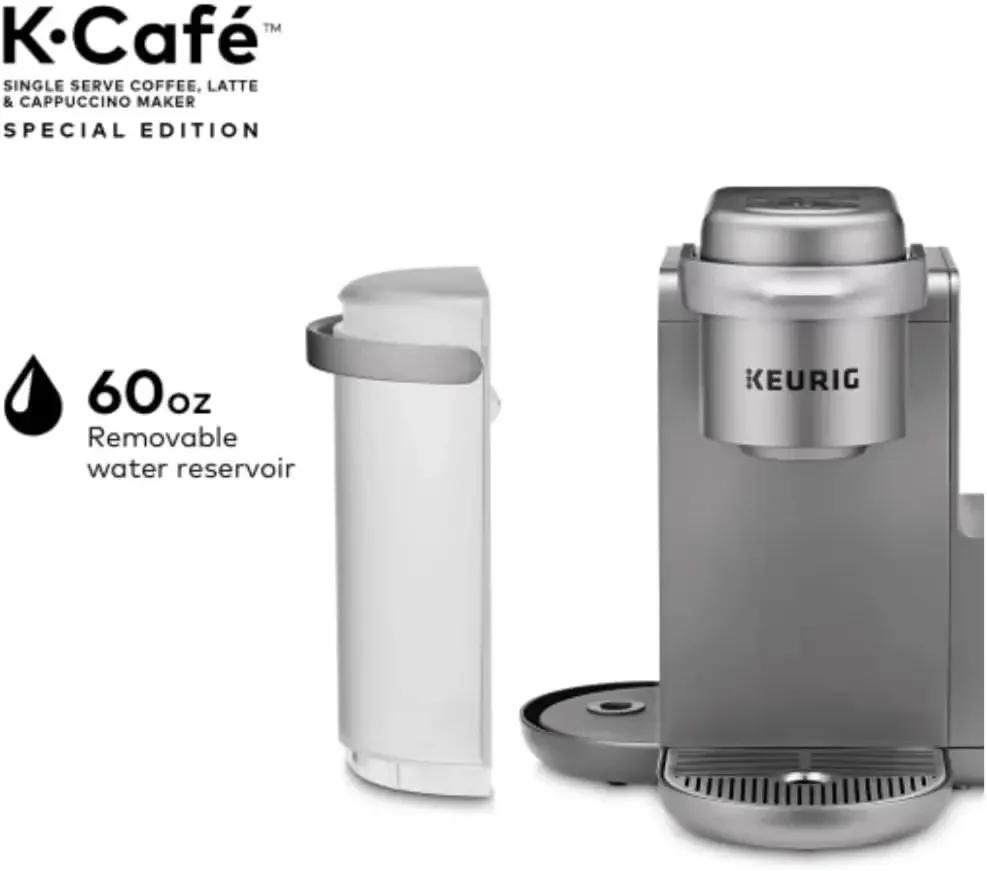 K-Cafe C Single Serve K-Cup Pod C Latte and Cappuccino Maker, 12, Nickel 5