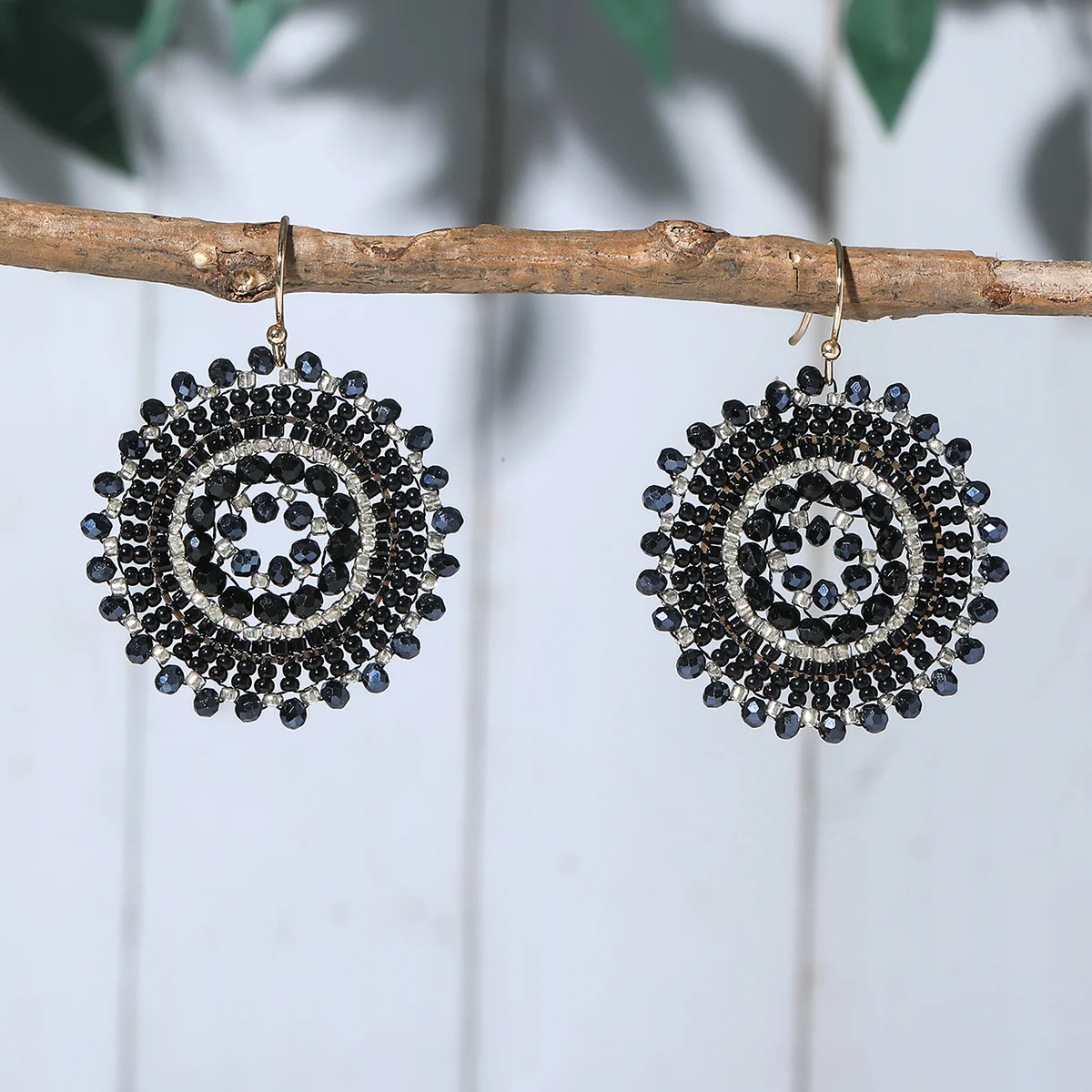 New Exquisite Floral Designs, Sparkling Rhinestone Beads, Drop Swing Earrings, Vintage Boho, Vacation Earrings