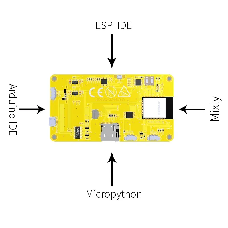 Smart Display para Arduino Lvgl Esp32 Wifi e Placa de Desenvolvimento Bluetooth Módulo Tft Lcd Tela Capacitiva 320x480 35 - Imagem 4