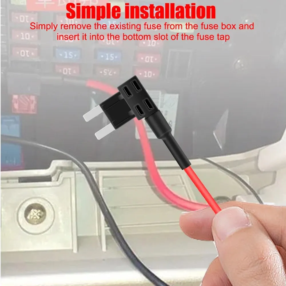 Add-a-Circuit Adapter APM Tap Mini Blade Micro 12V Car Fuse Box Holder 5 Pcs fuse box holder