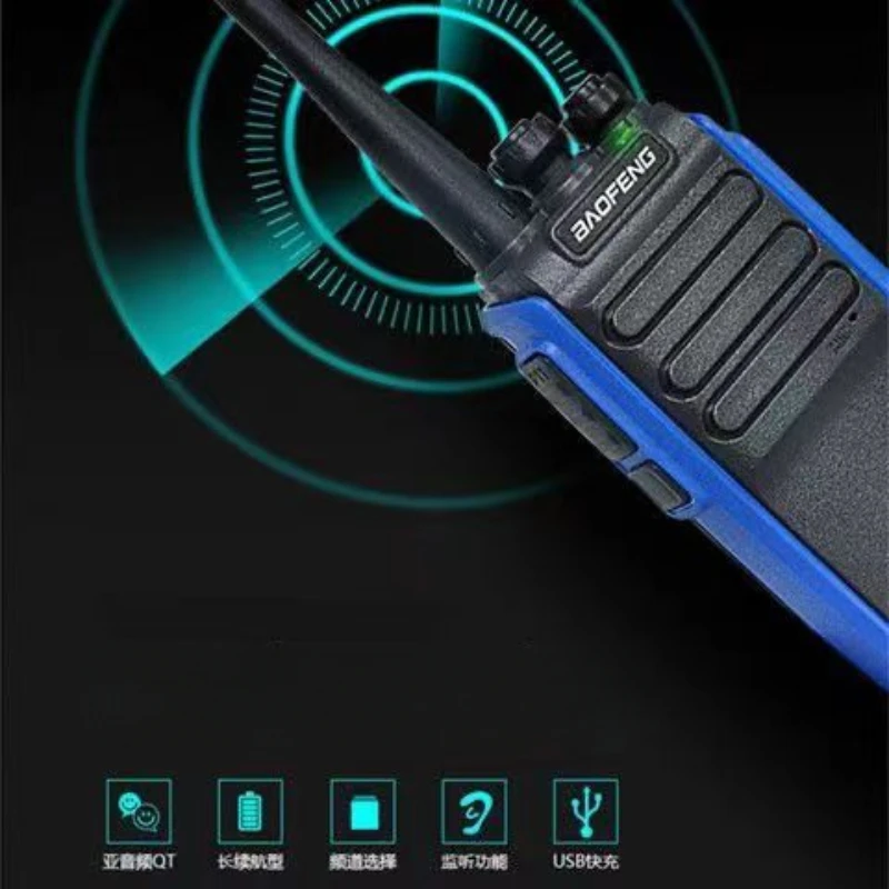 Baofeng-E88 Walkie Talkie,  16 channels, radio universal, high power handheld device for hotels, restaurants, construction sites