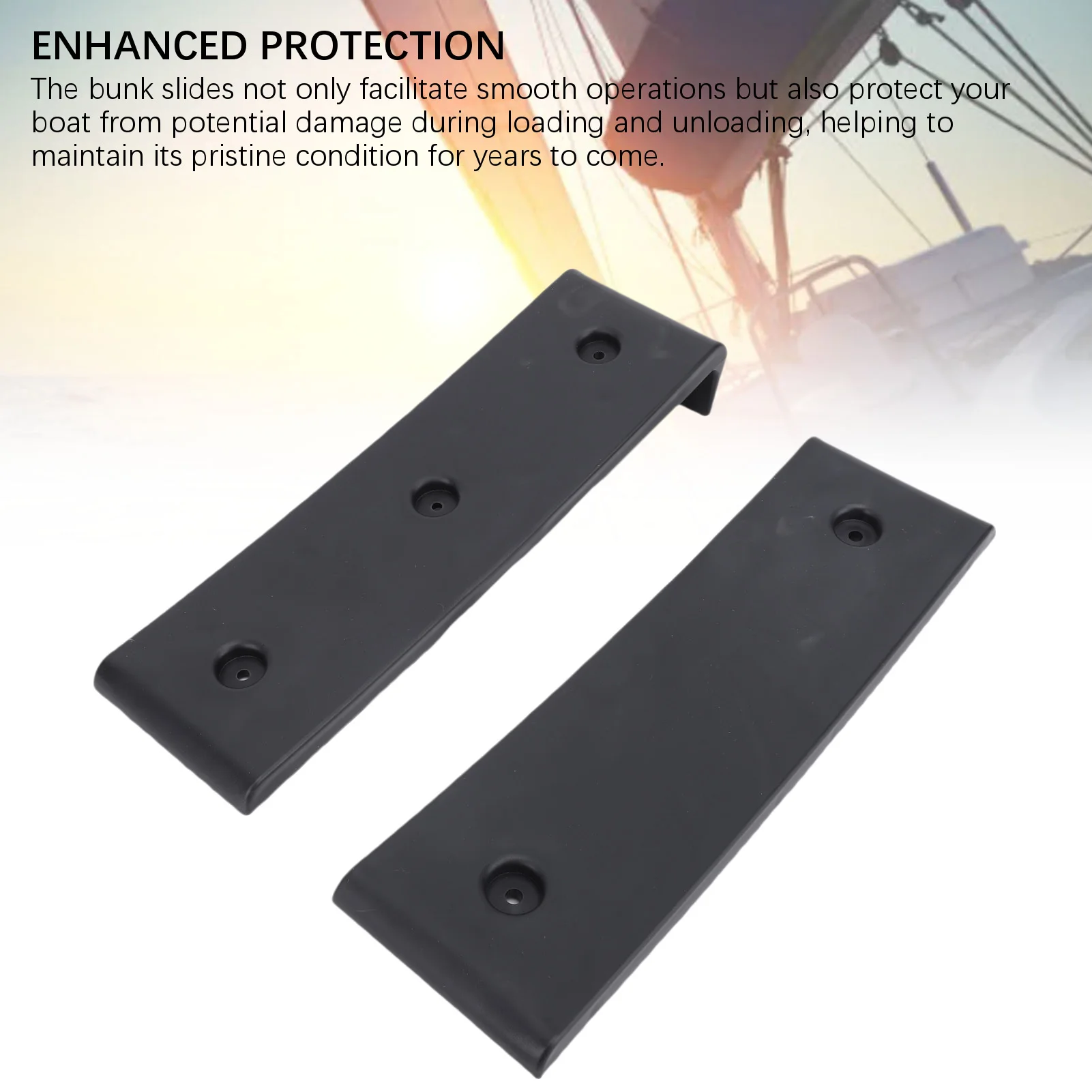 Boat Trailer Bunk Slide Pad Reduce Friction Easier Launching Loading Heavy Duty Boat Trailer Bunk Slicks for Any Bunk Trailers