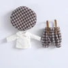 Ob11 Doll Kindergarten Set Grid Clothes School Uniform Hat Shirt Shorts For Obitsu11, Gsc, Molly, P9, Ymy, 1/12bjd Toy 6