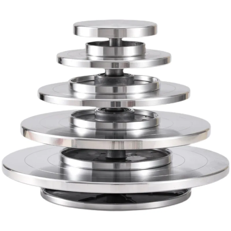 Aluminum Alloy Turntable Double Face Use 11-30CM Ceramic Clay Sculpture Platform Pottery Wheel Lazy Rotary Tools pottery wheel,ceramic tools,spinning turntable