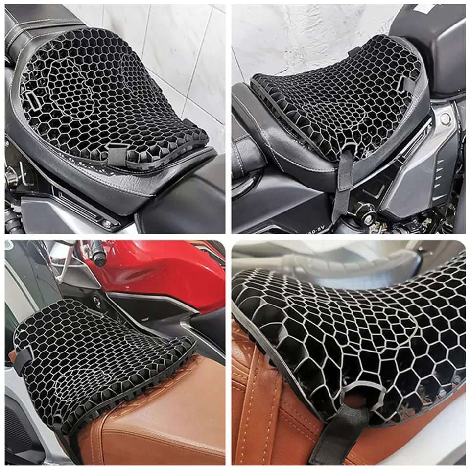 ESEWALAS Universal Motorcycle Seat Cushion,Motorcycle Gel