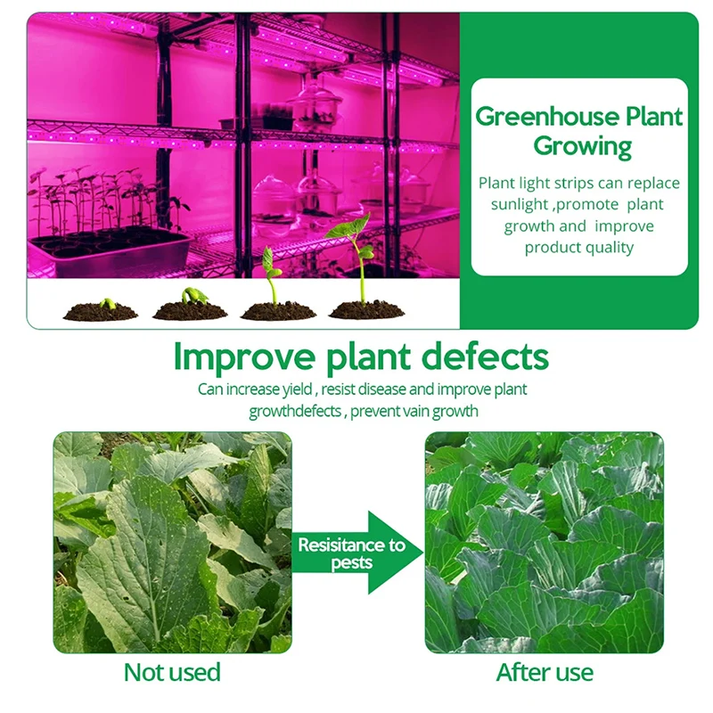 LED grow light grow light 5V USB Led plant grow light full spectrum phyto lamp 1m 2m 3m strip seeds flower greenhouse tent hydroponic plants lighting