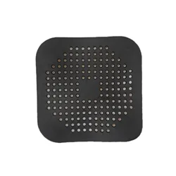 Universal Silicone Drain Stopper and Hair Catcher (1pc - black)