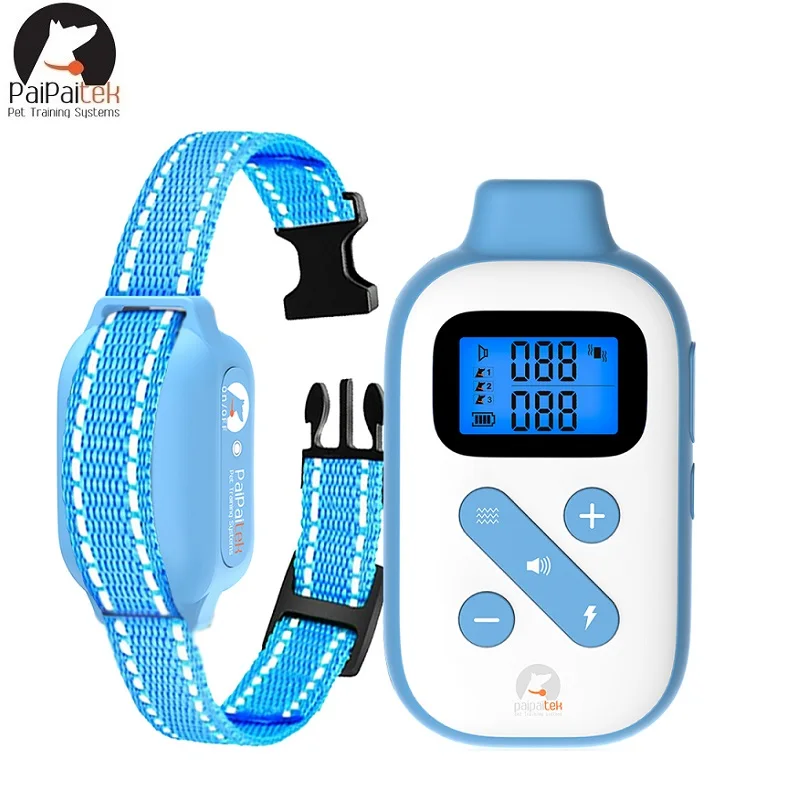 

New Dog Bark Collar With Remote, Dog Training Collar,Shock Collar for Small Medium Large Dogs 10-110lbs, IP7 Waterproof Collar