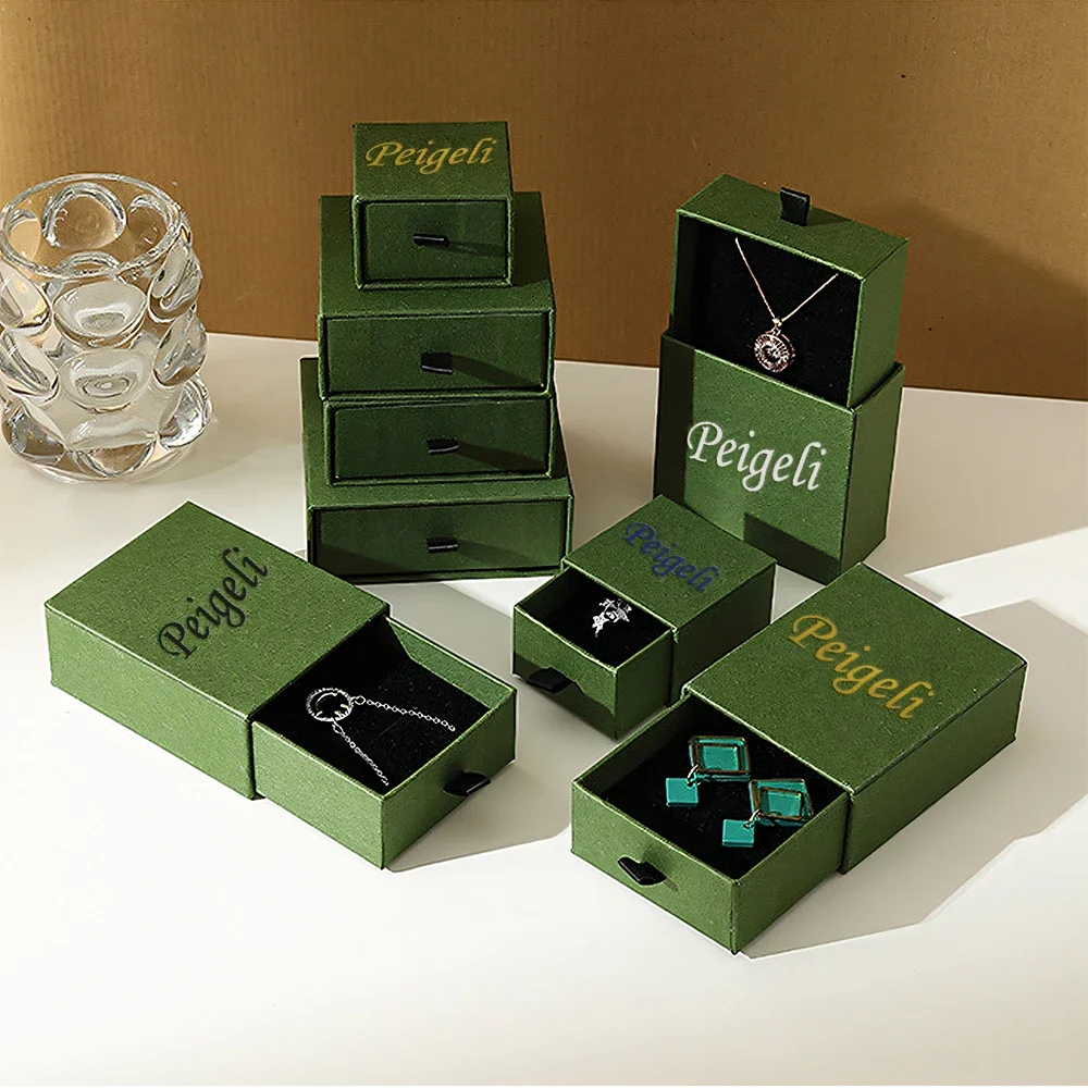 500PCS Custom Jewelry Packaging Bags and Boxes, Fashion Gift Paper Bags with Logo for N... - SKU LCJB0834 - UGI Packaging