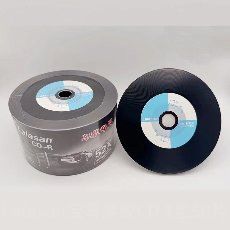 

Wholesale Lalashan Black CD-R Disks Discs Recordable 700MB 80MIN 52X 50pcs/Lot
