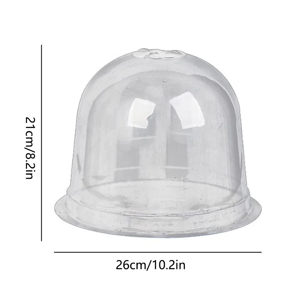 Plant Protection Covers 10pcs Plant Protect Bell Covers Reusable Plastic Clear Garden Plant Protection Covers w Fixed Support Pins Tags Anti-frost