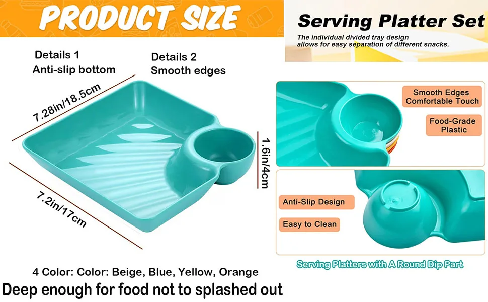 Chips and Dip Plates