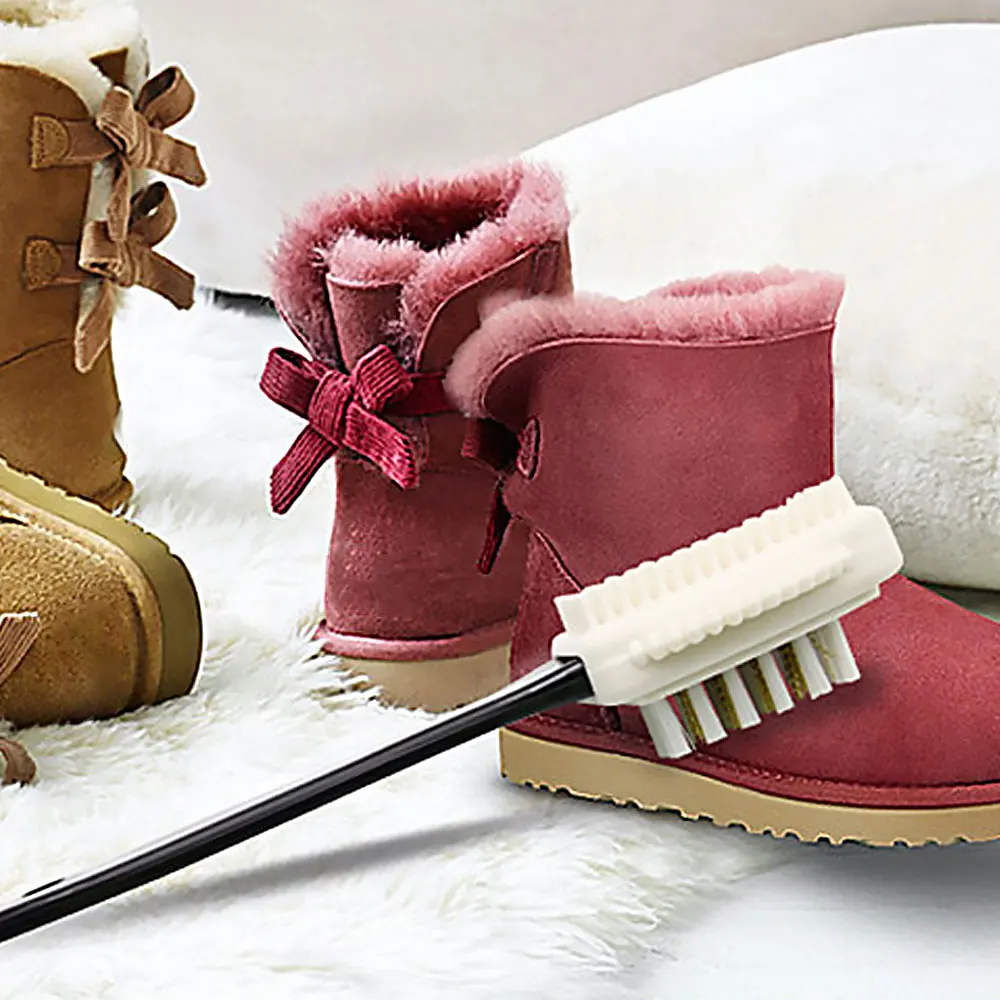 3 Side Cleaning Shoe Brush Plastic S Shape Shoe Cleaner For Suede Snow Boot Leather Shoes Household Cleaning Tools Accessories 4