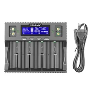 LiitoKala Lii-D4XL Universal Battery Charger | Fits 18650 18350 26650 16340 14500 AA AAA 9V | Ni-MH/NiCd & Li-ion Hybrid Chargin 4