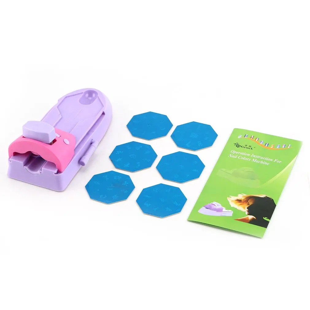 

Новинка, штамп для принтера «сделай сам» с металлическим рисунком, 3D украшение для ногтевого дизайна, штамповка, печатная машина для маникюра