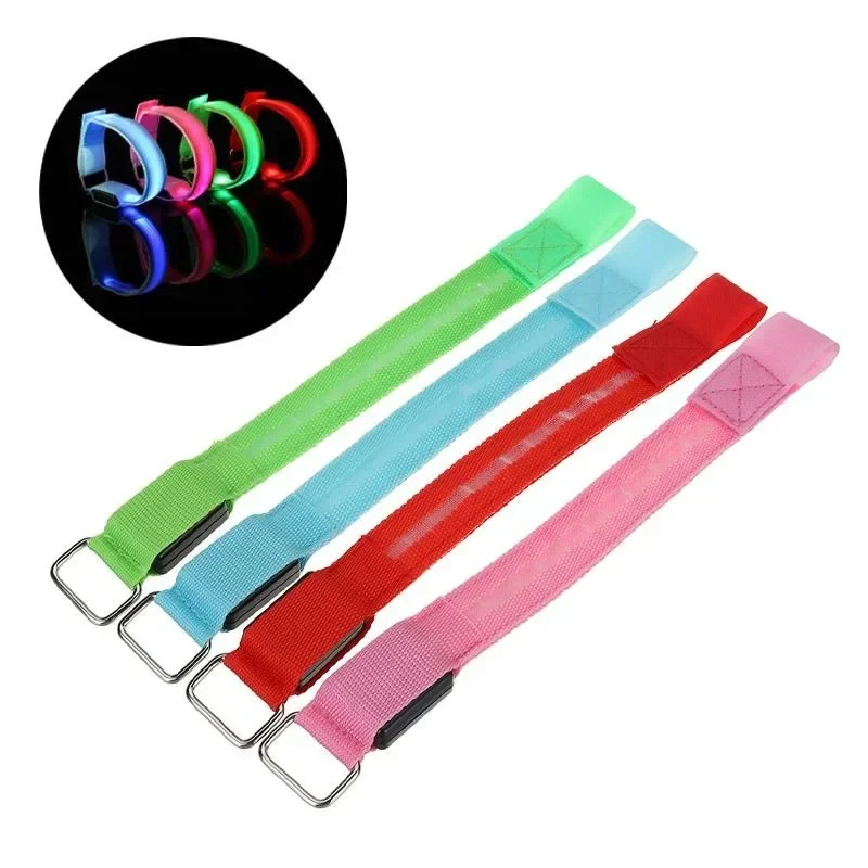 4PCS LED Horse Riding Equipment Leggings Tied Night Visible Horse Racing Accessory Equestrian Supplies Decoration Horse Riding 4