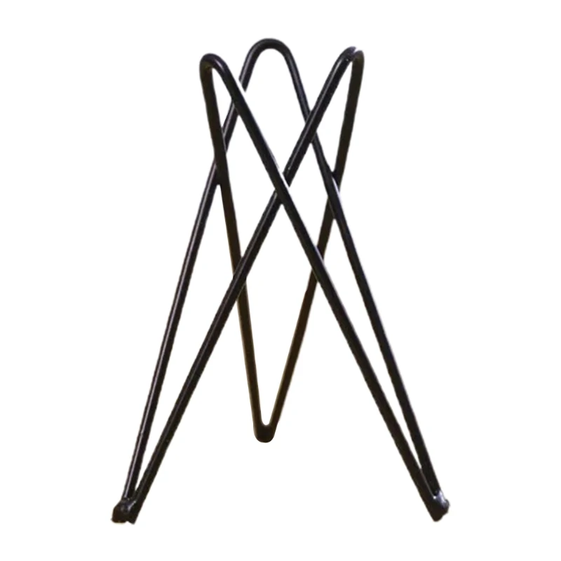 Plant Stand 1 Pcs Air Plant Holder Metal Flower Pot Stand Geometric Iron Tillandsia Display Art