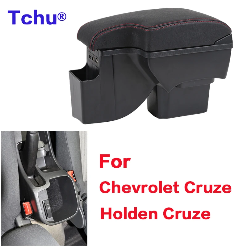 

For Chevrolet Cruze Armrest Box For Holden Cruze armrest box For Cruze Storage Content Retractable USB Car Accessories 2009-2015