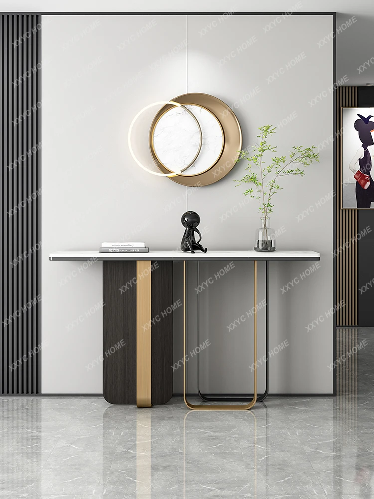 

Stone Plate Side View PCs Hallway Counter Door-to-Door Extremely Narrow Marble Entrance Cabinet