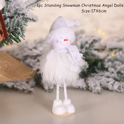 

Christmas Angel Dolls New Year 2022 Gift Noel Xmas Tree Decor Pendant Ornaments Navidad 2021 Doll Christmas Decorations for Home