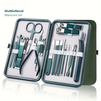 Professional 7/10/12/18 Piece Nail Care Kit 1