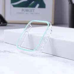 Transparent Luminous Hard Shell Watch Cover for 38mm (Green)