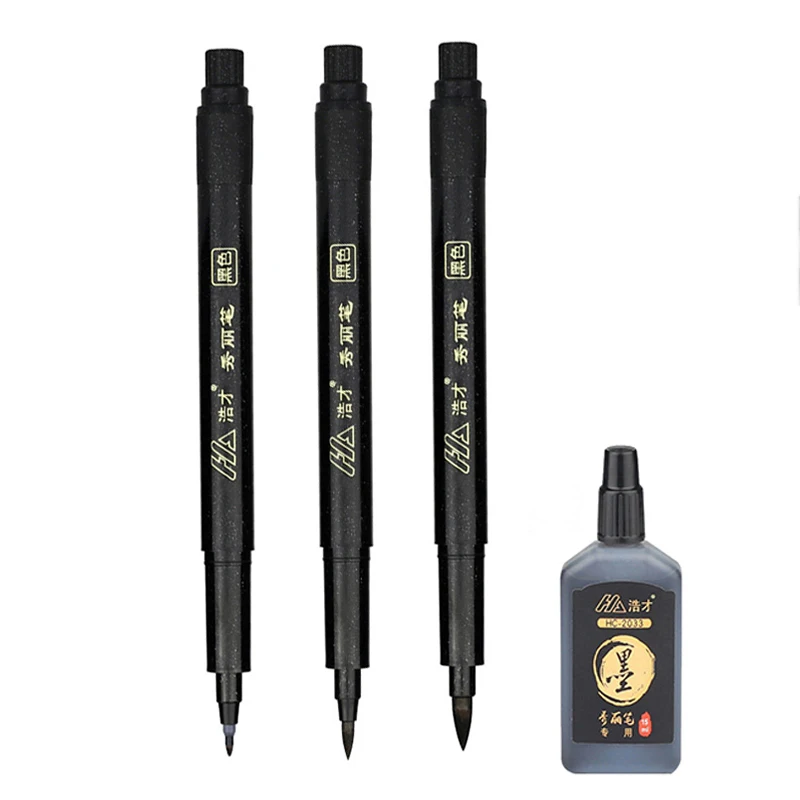 Rotuladores Básicos Lettering punta pincel color pastel y fluorescente punta  4mm - AliExpress